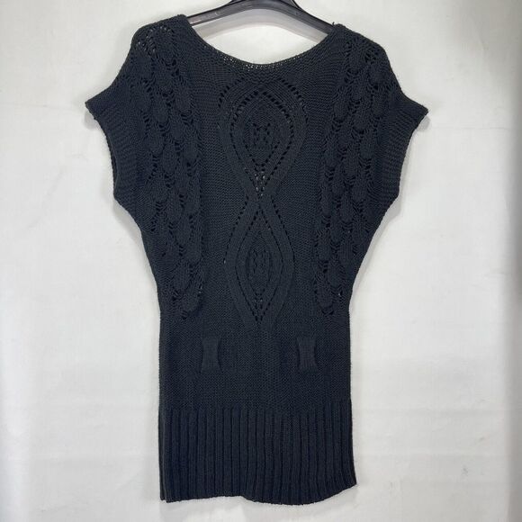 Women Chunky Cable Knit Bodycon Sweater Dress Small - Picture 13 of 13